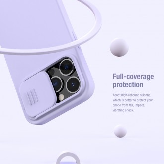 Nillkin CamShield Silky Silikonový Kryt pro iPhone 13 Pro Purple