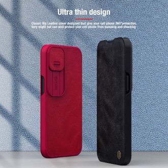 Nillkin Qin Book PRO Pouzdro pro iPhone 13 Pro Max Brown
