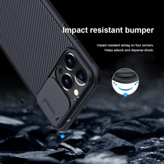 Nillkin CamShield Pro Magnetic Zadní Kryt pro iPhone 13 Pro Black