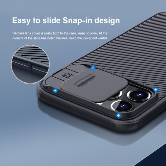 Nillkin CamShield Pro Magnetic Zadní Kryt pro iPhone 13 Pro Max Black