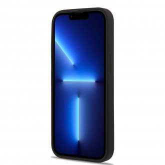 Karl Lagerfeld Liquid Silicone Karl Head Kryt pro iPhone 13 Black (KLHCP13MSLKHBK)