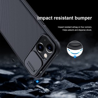 Nillkin CamShield Pro Magnetic Zadní Kryt pro iPhone 13 Blue