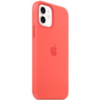 MHL03ZM/A Apple Silikonový Kryt vč. Magsafe pro iPhone 12/12 Pro Pink Citrus