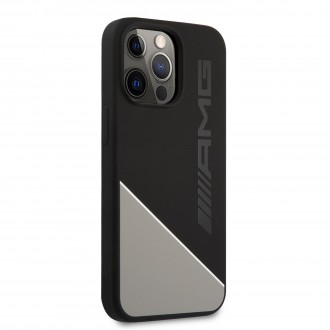 AMHCP13XWGDBK AMG Liquid Silicone Zadní Kryt pro iPhone 13 Pro Max Black/Grey