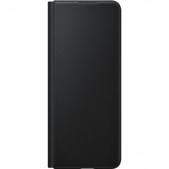 EF-FF926LBE Samsung Kožený Flip Kryt pro Galaxy Z Fold 3 Black
