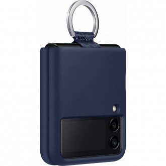 EF-GF711TNE Samsung Silikonový Kryt pro Galaxy Z Flip 3 Navy