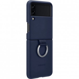EF-GF711TNE Samsung Silikonový Kryt pro Galaxy Z Flip 3 Navy