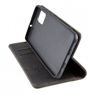 Tactical Xproof PU Kožené Book Pouzdro pro Samsung Galaxy A51 Black Hawk