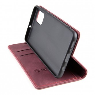 Tactical Xproof PU Kožené Book Pouzdro pro Samsung Galaxy A51 Red Beret