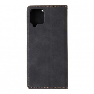 Tactical Xproof PU Kožené Book Pouzdro pro Samsung Galaxy A12 Black Hawk