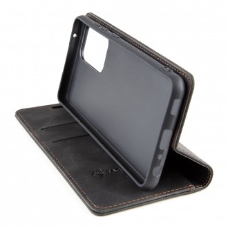 Tactical Xproof PU Kožené Book Pouzdro pro Samsung Galaxy A52 Black Hawk