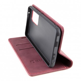 Tactical Xproof PU Kožené Book Pouzdro pro Samsung Galaxy A52 Red Beret