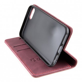 Tactical Xproof PU Kožené Book Pouzdro pro Apple iPhone 7/8/SE2020 Red Beret