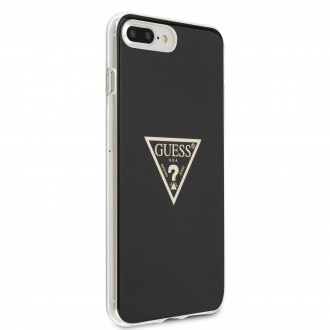 Guess PC/TPU Hard Case Metalic pro iPhone 7/8 Plus Black (GUHCI8LPCUMPTBK)