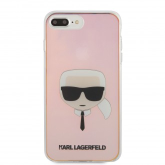 Karl Lagerfeld PC/TPU Head Kryt pro iPhone 7/8 Plus Iridescent (KLHCI8LPCKHML)