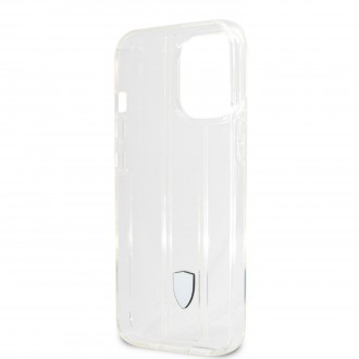 FES3SHCP13LTR Ferrari PC/TPU 3D Stripes Zadní Kryt pro iPhone 13 Pro Transparent