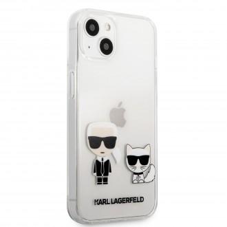 Karl Lagerfeld PC/TPU Ikonik Kryt pro iPhone 13 Transparent (KLHCP13MCKTR)