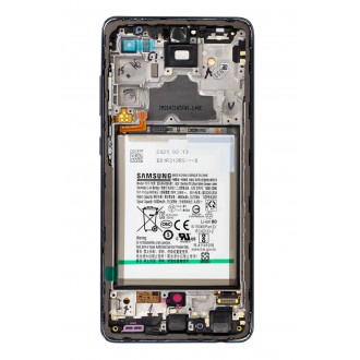 LCD display + Dotyk Samsung A725 Galaxy A72 Black (Service Pack)