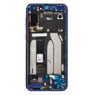 LCD Display + Dotyková Deska + Přední Kryt pro Xiaomi Mi9 SE Blue (Service Pack)