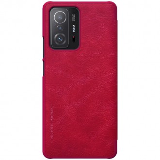 Nillkin Qin Book Pouzdro pro Xiaomi 11T/11T Pro Red