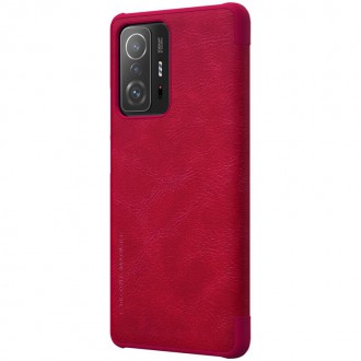 Nillkin Qin Book Pouzdro pro Xiaomi 11T/11T Pro Red