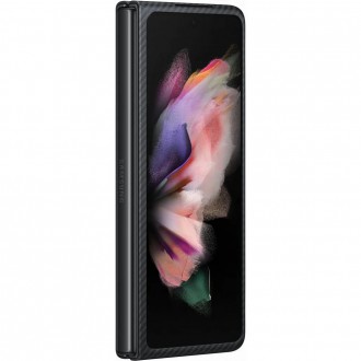EF-XF926SBE Samsung Aramidový Kryt pro Galaxy Z Fold 3 Black