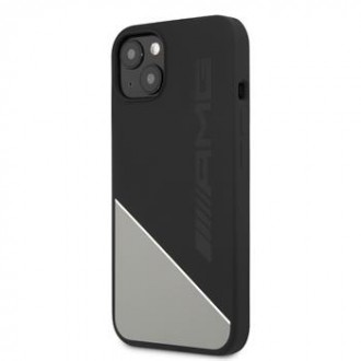 AMHCP13SWGDBK AMG Liquid Silicone Zadní Kryt pro iPhone 13 Mini Black/Grey