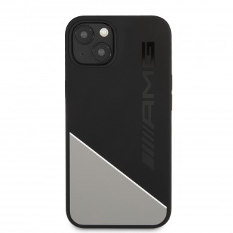 AMHCP13SWGDBK AMG Liquid Silicone Zadní Kryt pro iPhone 13 Mini Black/Grey