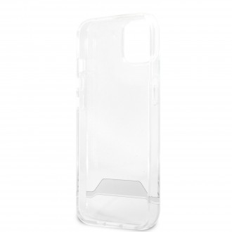 AMHCP13STCBW AMG PC/TPU White Stripes Zadní Kryt pro iPhone 13 Mini Transparent