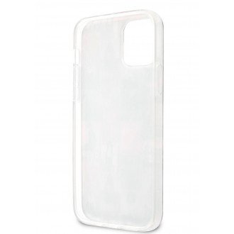 Guess PC/TPU Magazine Print Zadní Kryt pro iPhone 12/12 Pro Pink (GUHCP12M40MAPI)