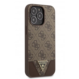 Guess 4G Hard Case Metal Logo Pouzdro pro iPhone 13 Pro Max Brovn (GUHCP13XPU4GHBR)