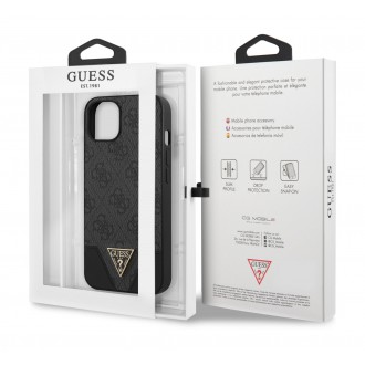 Guess 4G Hard Case Metal Logo Pouzdro pro iPhone 13 mini Grey (GUHCP13SPU4GHBK)