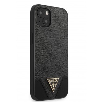 Guess 4G Hard Case Metal Logo Pouzdro pro iPhone 13 Grey (GUHCP13MPU4GHBK)