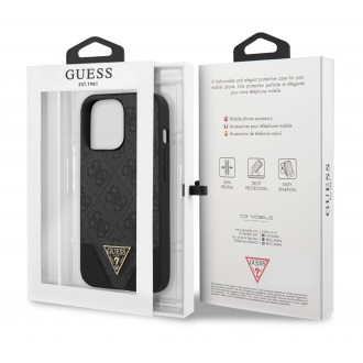 Guess 4G Hard Case Metal Logo Pouzdro pro iPhone 13 Pro Max Grey (GUHCP13XPU4GHBK)