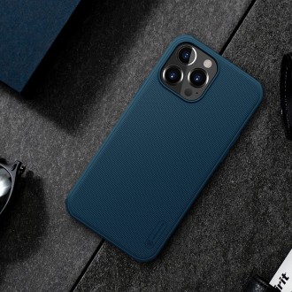 Nillkin Super Frosted PRO Magnetic Zadní Kryt pro iPhone 13 Pro Blue