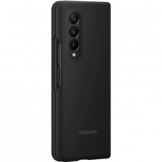 EF-PF926TBE Samsung Silikonový Kryt pro Galaxy Z Fold 3 Black