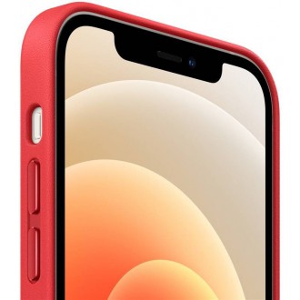 MHKD3ZM/A Apple MagSafe Kožený Kryt pro iPhone 12/12 Pro Red