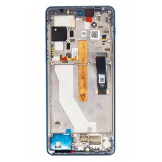 Motorola Edge 20 Pro LCD Display + Dotyková Deska + Přední Kryt White (Service Pack)