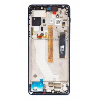 Motorola Edge 20 Pro LCD Display + Dotyková Deska + Přední Kryt Blue (Service Pack)