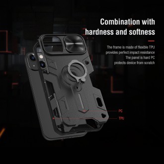 Nillkin CamShield Armor Zadní Kryt pro iPhone 13 Dark Green (without logocut)