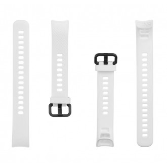 Tactical 443 Silikonový Řemínek pro Honor Band 4/5 White