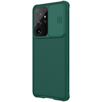 Nillkin CamShield Pro Zadní Kryt pro Samsung Galaxy S21 Ultra Deep Green