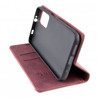 Tactical Xproof PU Kožené Book Pouzdro pro Xiaomi Redmi 9T Red Beret