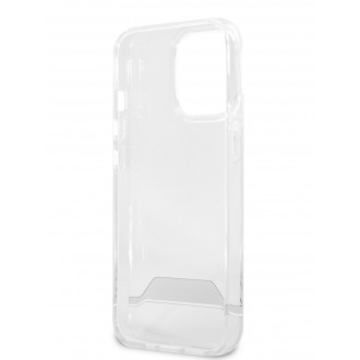 AMHCP13LTCBW AMG PC/TPU White Stripes Zadní Kryt pro iPhone 13 Pro Transparent