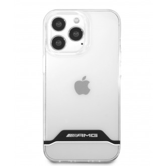 AMHCP13XTCBW AMG PC/TPU White Stripes Zadní Kryt pro iPhone 13 Pro Max Transparent