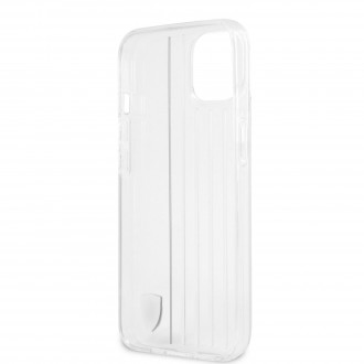 FESBIHCP13MTRBK Ferrari PC/TPU 3D Lines Zadní Kryt pro iPhone 13 Transparent