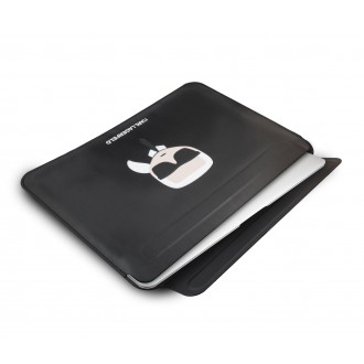 Karl Lagerfeld Head Embossed Computer Sleeve 16" Black (KLCS16KHBK)