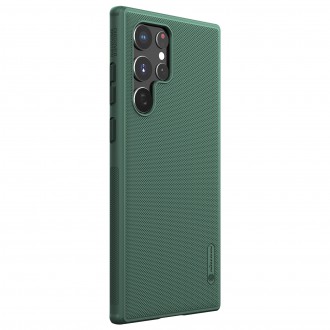 Nillkin Super Frosted PRO Zadní Kryt pro Samsung Galaxy S22 Ultra Deep Green