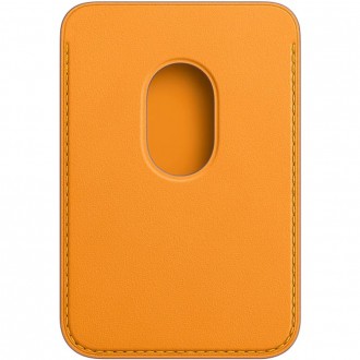 MHLP3ZM/A Apple iPhone Leather Wallet with MagSafe California Poppy