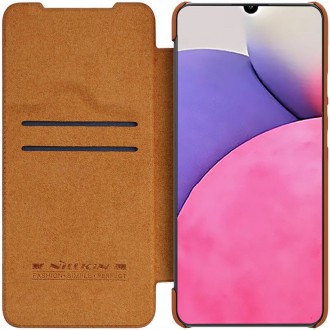 Nillkin Qin Book Pouzdro pro Samsung Galaxy A33 5G Brown